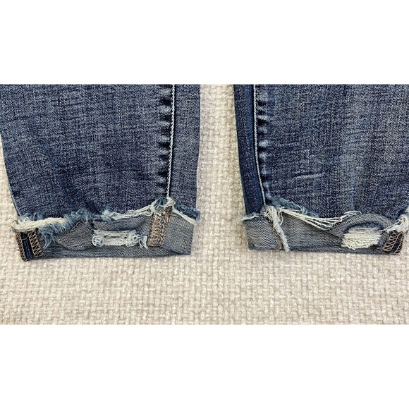 Buckle Black Jeans Fit No 53 Ankle Skinny Women's Size 33 Cuffed Distressed - Picture 13 of 13
